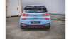 Splitter Hyundai I30 III N Rear Central with Diffuser Gloss Black