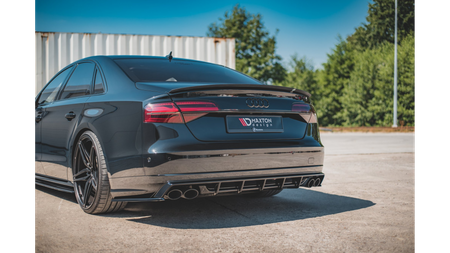 Dokładka Audi S8 D4 Facelift Zderzak Tył Gloss Black