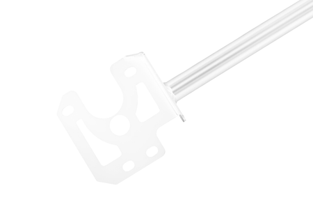 Rear behind bumper strut bar Toyota GR Yaris GR Four White