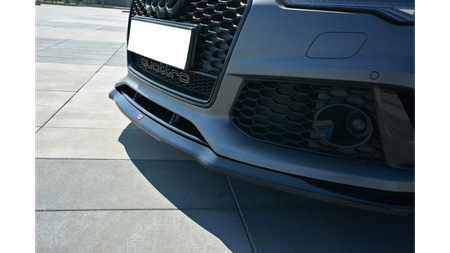 Splitter Audi RS7 Facelift przód v.2 Gloss Black