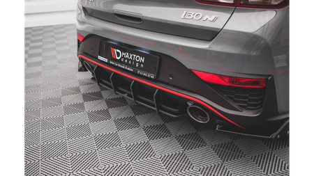 Diffuser Hyundai I30 III Facelift N Rear Street Pro Red