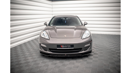 Splitter Porsche Panamera Panamera Diesel 970 Front v.1 Gloss Black