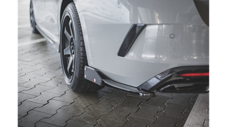 Splitter Skoda Octavia IV RS Tył Boczne v.2 + Flaps Gloss Black