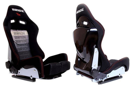 Racing seat LOW MAX K608 Bride Velvet Black Grey