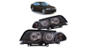 Lights BMW 3 E46 Front CCFL Black