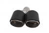 Double Exhaust Tip 2x114mm enter 76mm Carbon