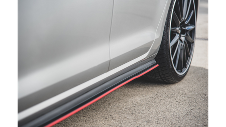 Diffuser Volkswagen Golf 7 GTI Side Skirts Racing Red