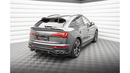 Splitter Audi SQ5 FY Facelift Rear Central with Diffuser Gloss Black