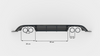 Splitters set Volkswagen Golf R Mk7 Facelift v.1