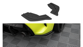 Splitter BMW 1 F40 M-Pack Rear Side Street Pro v.1 Black-Red