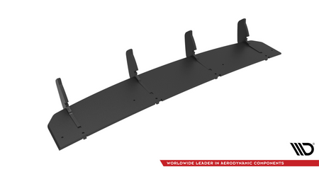 Diffuser Audi S8 D4 Rear Street Pro Black-Red
