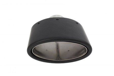 Końcówka tłumika 82x152mm wejście 60mm Carbon Matt
