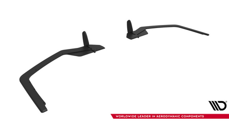 Splitter Honda Civic Sport Mk 10 Tył Boczne Street Pro Black-Red