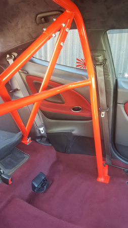 Rollbar skręcana pół klatka Honda Civic VIII White
