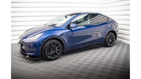 Diffuser Tesla Model Y Side Skirts v.1 Gloss Black