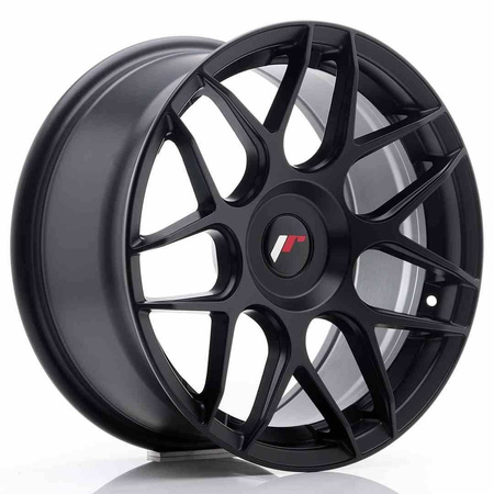 JR Wheels JR18 17x8 ET35 Blank Matt Black