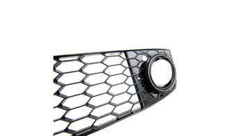 Fog Light Covers Audi A4 B8 Gloss Black