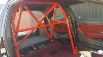 Bolt-in Half Roll Cage Honda Civic VIII Black