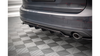 Splitter Volvo V90 II Rear Central with Diffuser v.1 Gloss Black