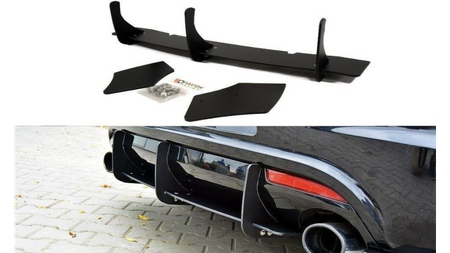 Diffuser Volkswagen Scirocco III R Rear + Rear Splitter Side