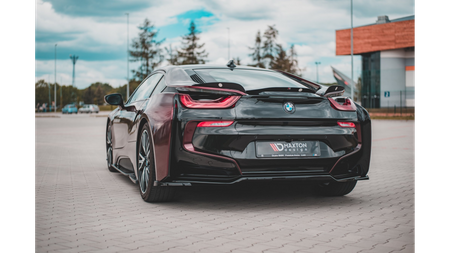 Splitter BMW i8 I12 Rear Central Gloss Black