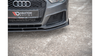 Splitter Audi RS3 8V Sportback przód Racing Durability + Flaps Black-Red