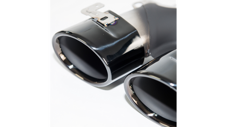 Exhaust Tail Pipes Black Round suitable for MERCEDES E-Class (W213) Sedan (S213) T-Model GLC (X253) GLC Coupe (C253) E-Class (A238) Convertible E-Class (C238) Coupe Facelift 2020-2023