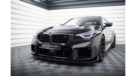 Splitter BMW 2 G87 M-Pack Front Pro Black-Red