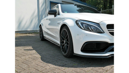 Dokładka Mercedes-Benz C C205 63AMG Progi Gloss Black