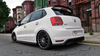 Splitter Volkswagen Polo V Facelift GTI Rear with Diffuser Gloss Black