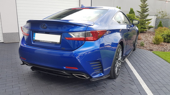 Splitter Lexus RC Tył Boczne Gloss Black