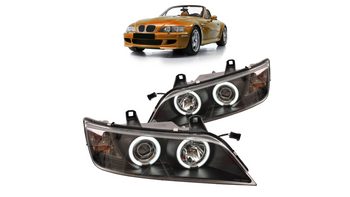 Lampy BMW Z3 3 E36 Przód CCFL Black