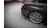 Splitter BMW 3 G20 G21 M-Pack Rear Side Street Pro v.2 Black-Red