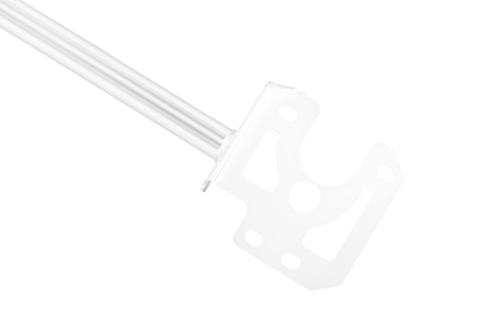 Rear behind bumper strut bar Toyota GR Yaris GR Four White