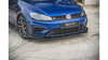 Splitter Volkswagen Golf 7 Facelift R Front Racing Durability + Flaps Black-Red