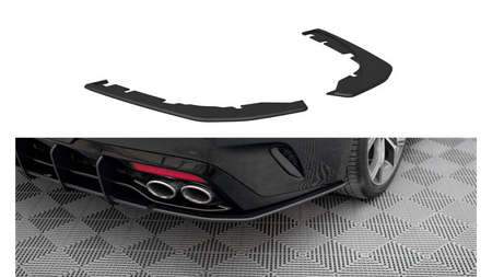 Splitter Kia Stinger I GT GT-Line Tył Boczne Street Pro Black-Red