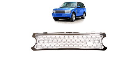 Grill Land Rover Range Rover III L322 Facelift Chrome & Silver