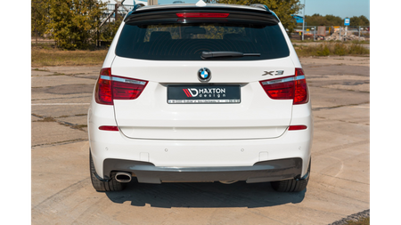 Splitter BMW X3 F25 Facelift M-Pack Tył Boczne Gloss Black