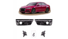 Fog Light Covers Audi A4 B9 Silver