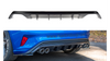 Diffuser Ford Focus IV ST-line \ Wielowahaczowe Rear with exhaust Gloss Black