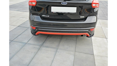 Splitter Ford Focus ST-Line III Facelift Tył Boczne Gloss Black