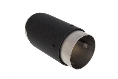 Exhaust Tip 80mm wejście 67mm Carbon Matte