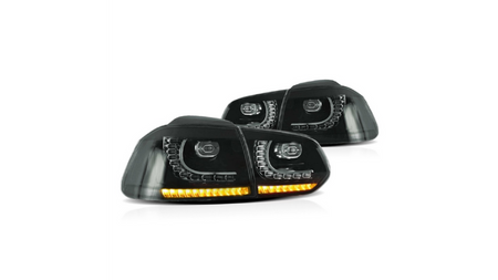 Lampy Volkswagen Golf VI Tył Dynamic LED Smoke