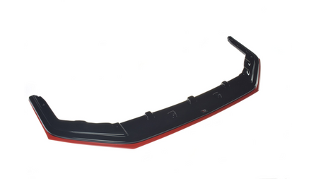 Splitter Subaru WRX STI Front v.4 Gloss Black + Red