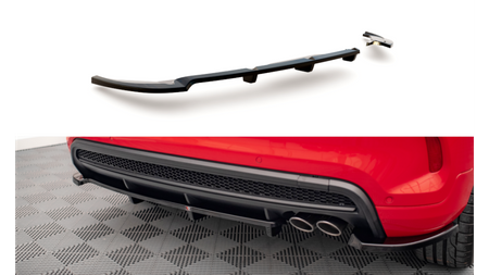Splitter Fiat 500X I Facelift Sport Tył Środkowy z Dyfuzorem