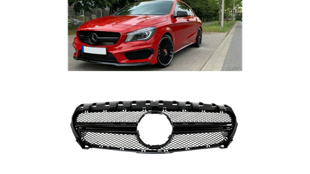 Grill Mercedes-Benz CLA C117, X117 Black A-Type