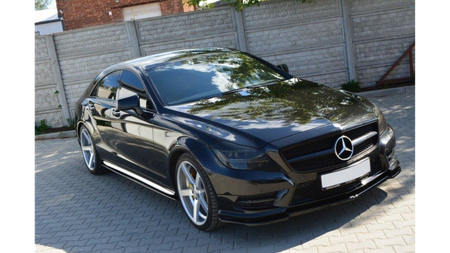 Splitter Mercedes-Benz CLS C218 przód AMG Line Gloss Black