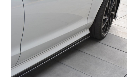 Diffuser Audi A6 C7 S-Line Side Skirts Gloss Black