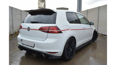 Splitter Volkswagen Golf 7 GTI Tył Boczne Gloss Black