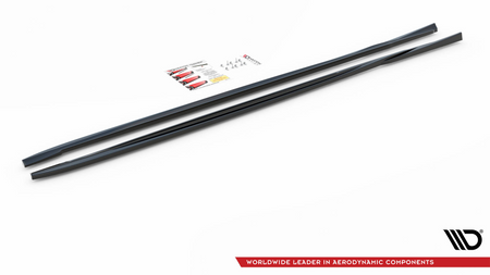 Diffuser Volvo V70 III Side Skirts Gloss Black